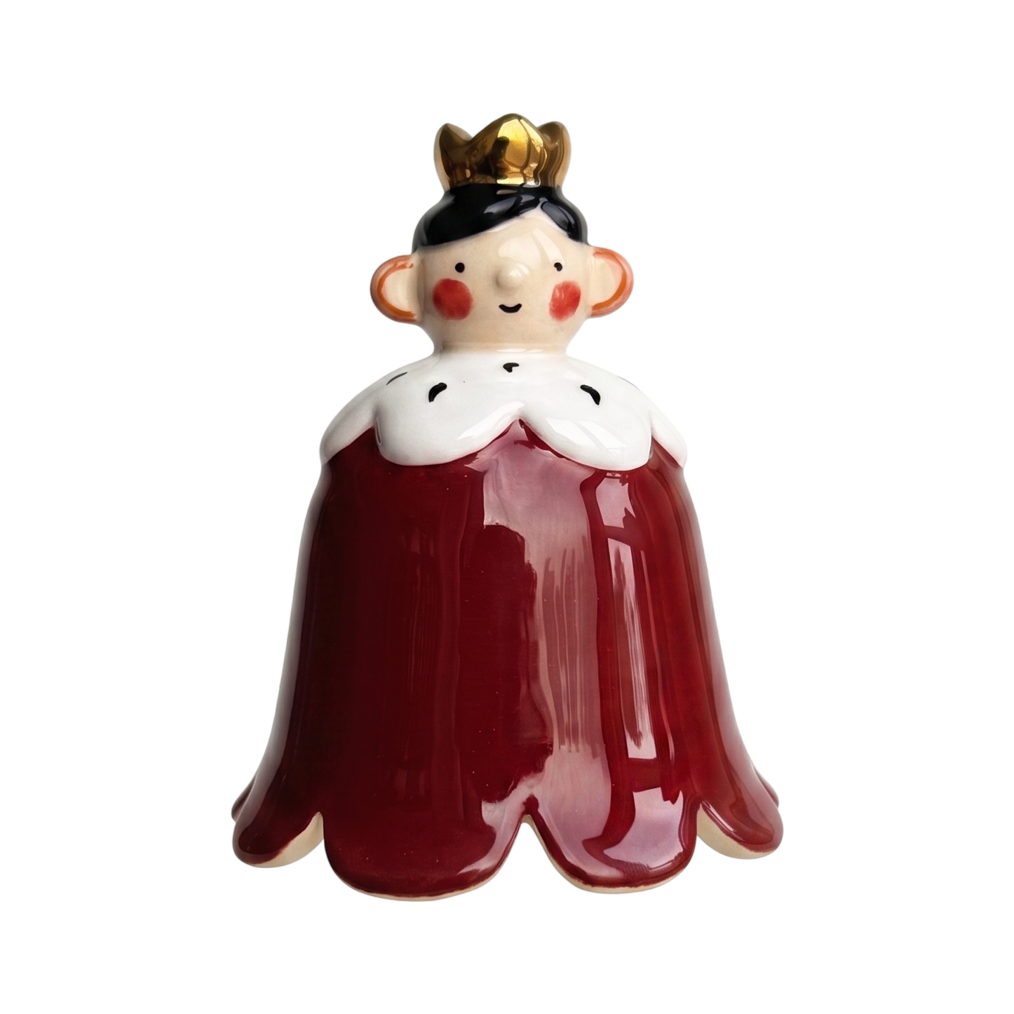 Колокольчик "Королева" в бордовом