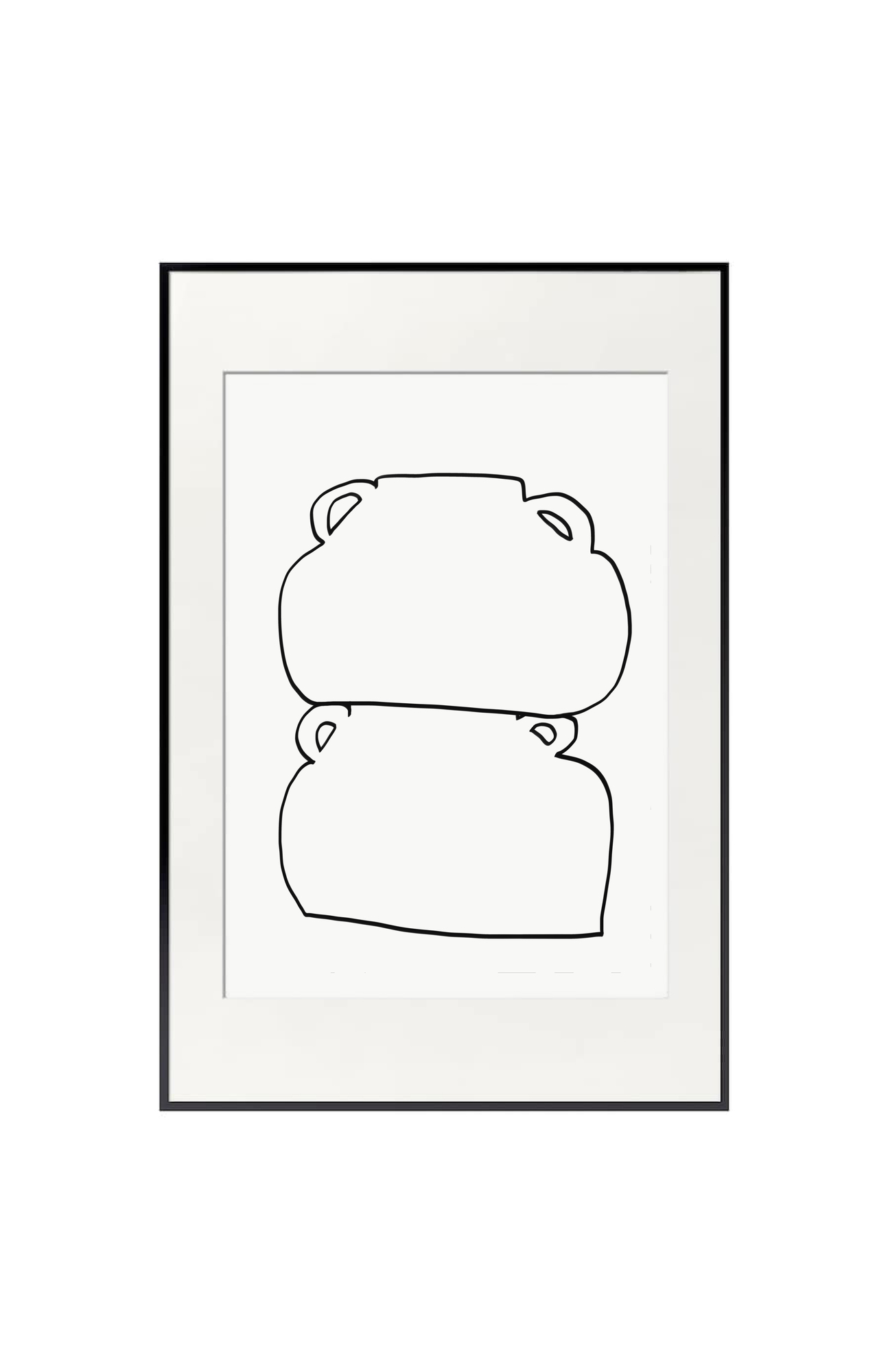 Интерьерный постер Пара горшков из стекла | 21x30, 30х40, 40x60