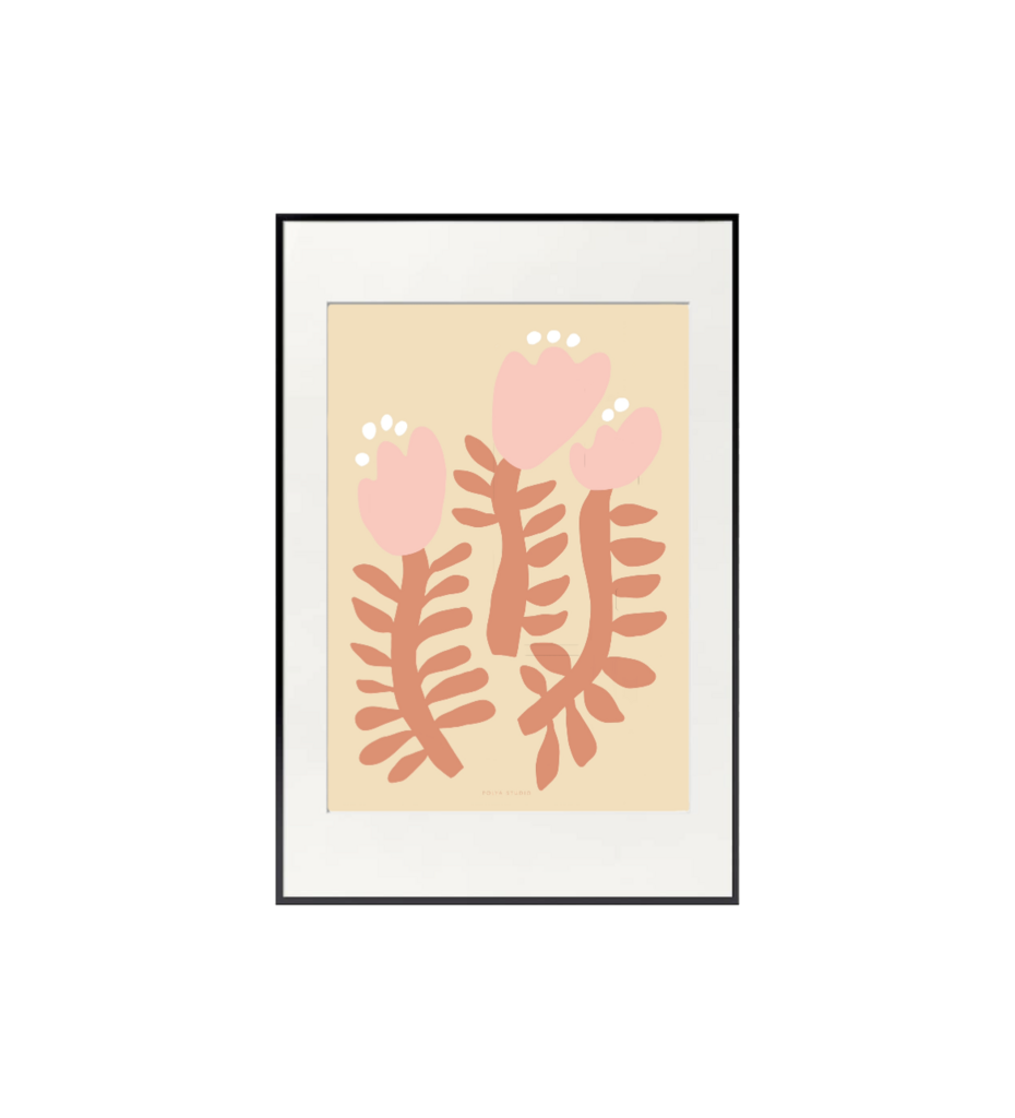 Интерьерный постер Тюльпаны