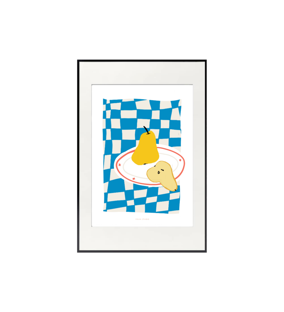 Интерьерный постер Груши