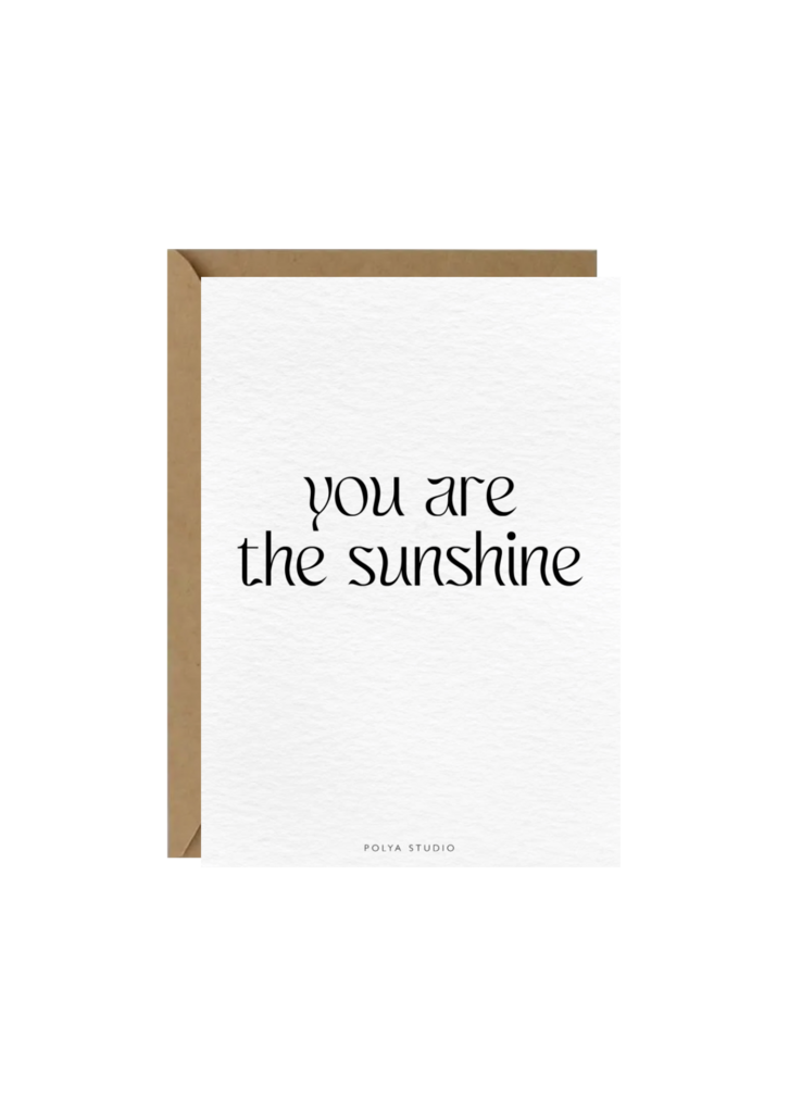 Открытка MY SUNSHINE