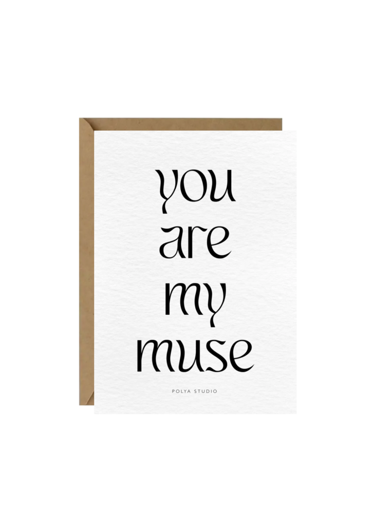 Открытка MY MUSE