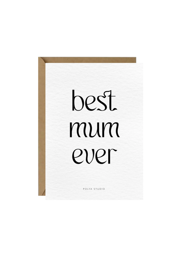 Открытка BEST MUM EVER