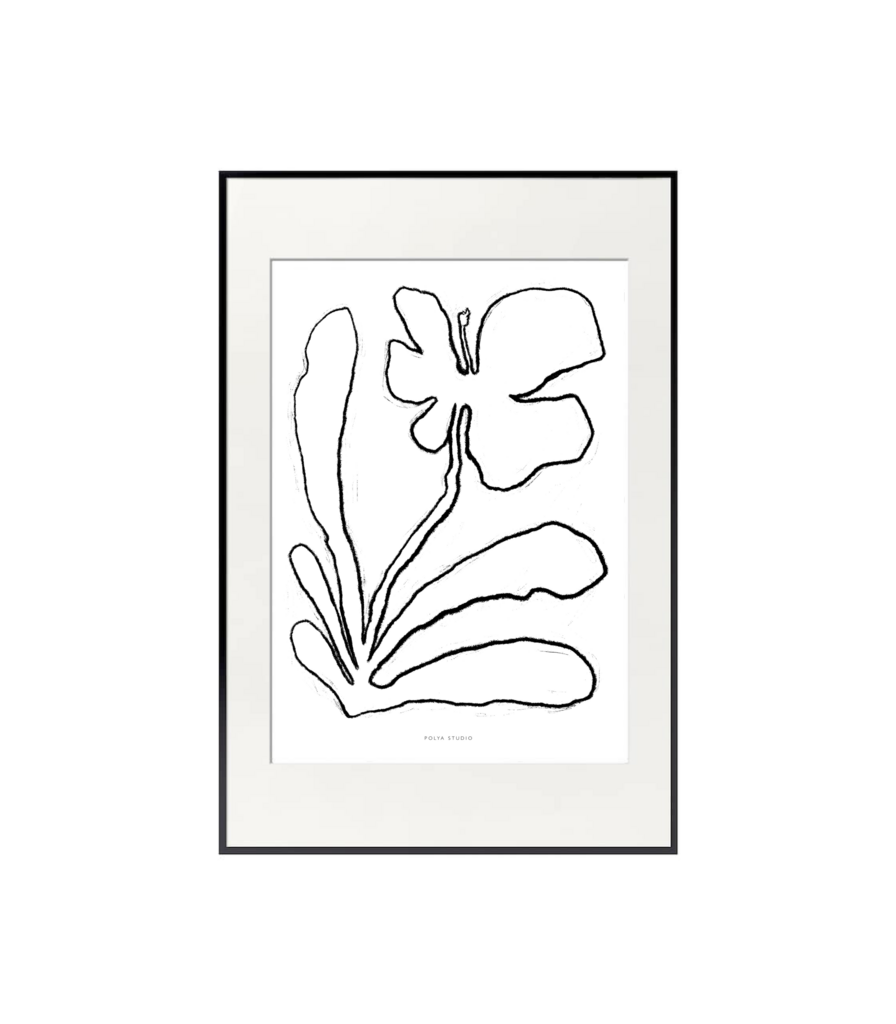 Интерьерный постер WHITEFLOW