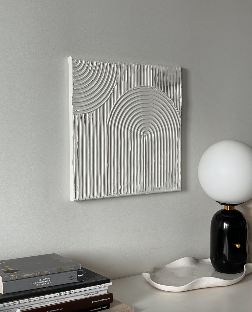 Текстурная картина ПОТОК | 40х40