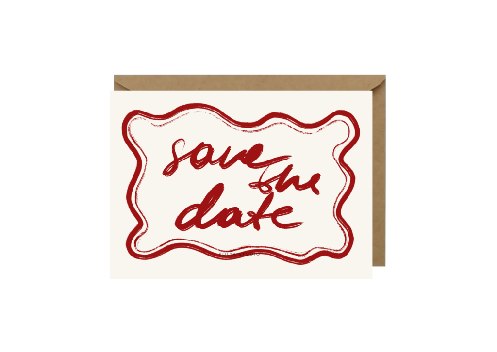 Открытка SAVE THE DATE
