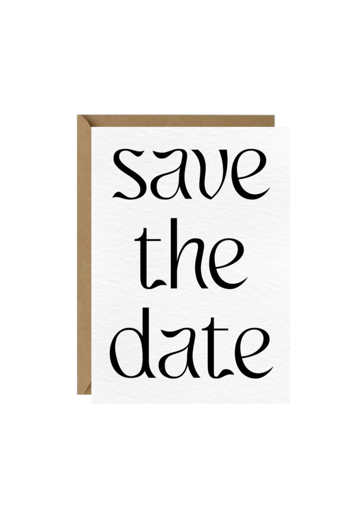 Открытка SAVE THE DATE