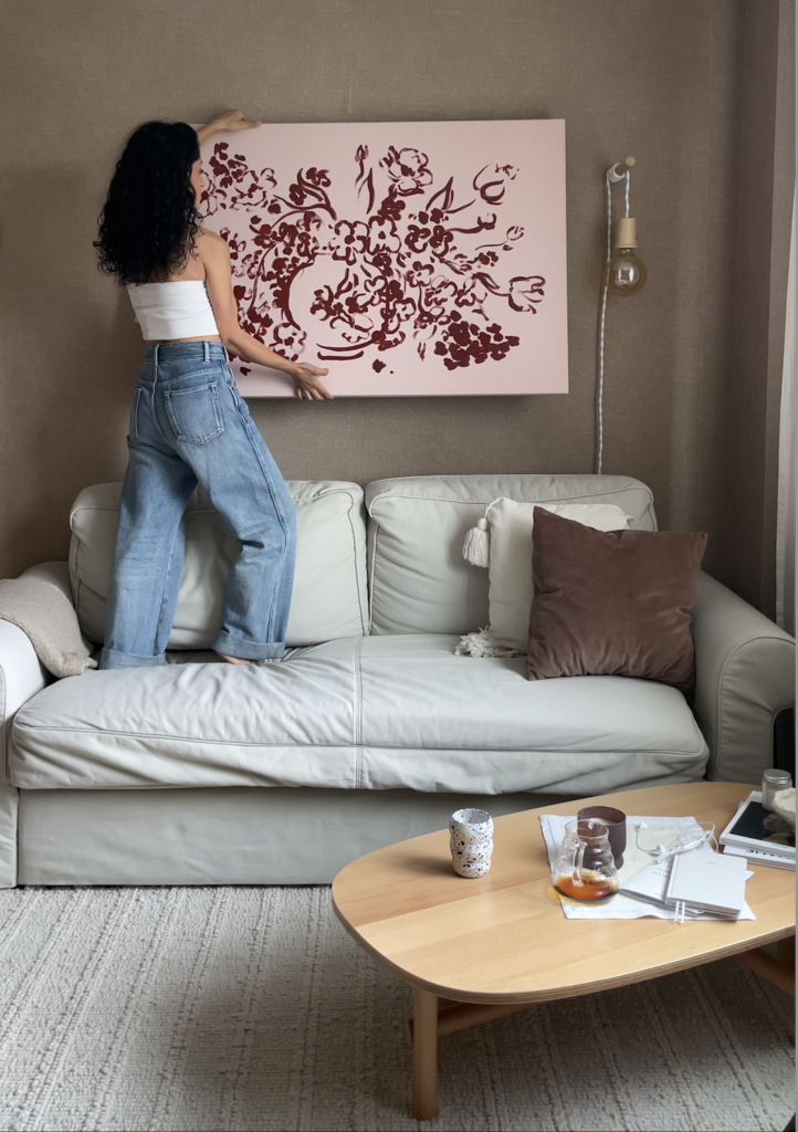 filling a vase | 80×120