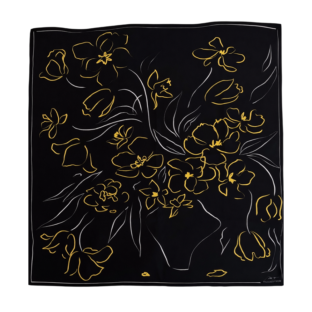 Шелковый платок Pole Concept Store × POLYA