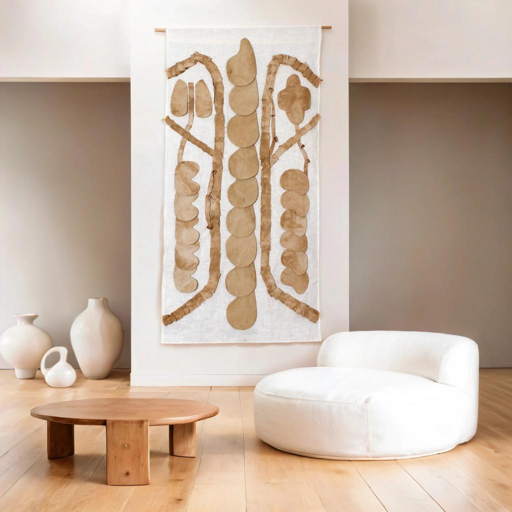 Текстильное панно "Внутренний ландшафт"