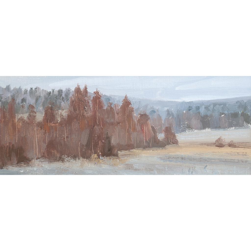 Выпал снег. 10х25см