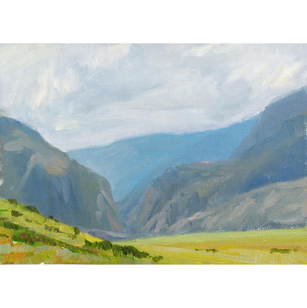 Ущелье. 15х21см