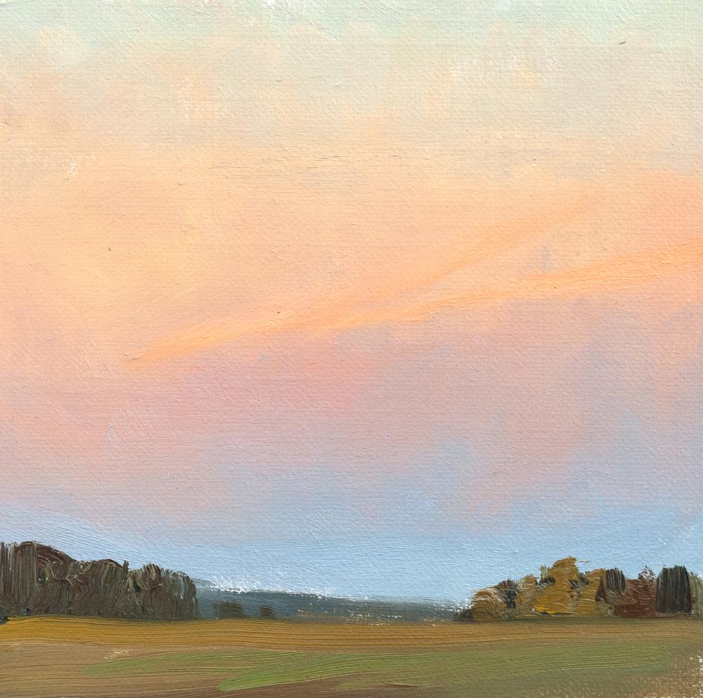 Закатное. 13х13см