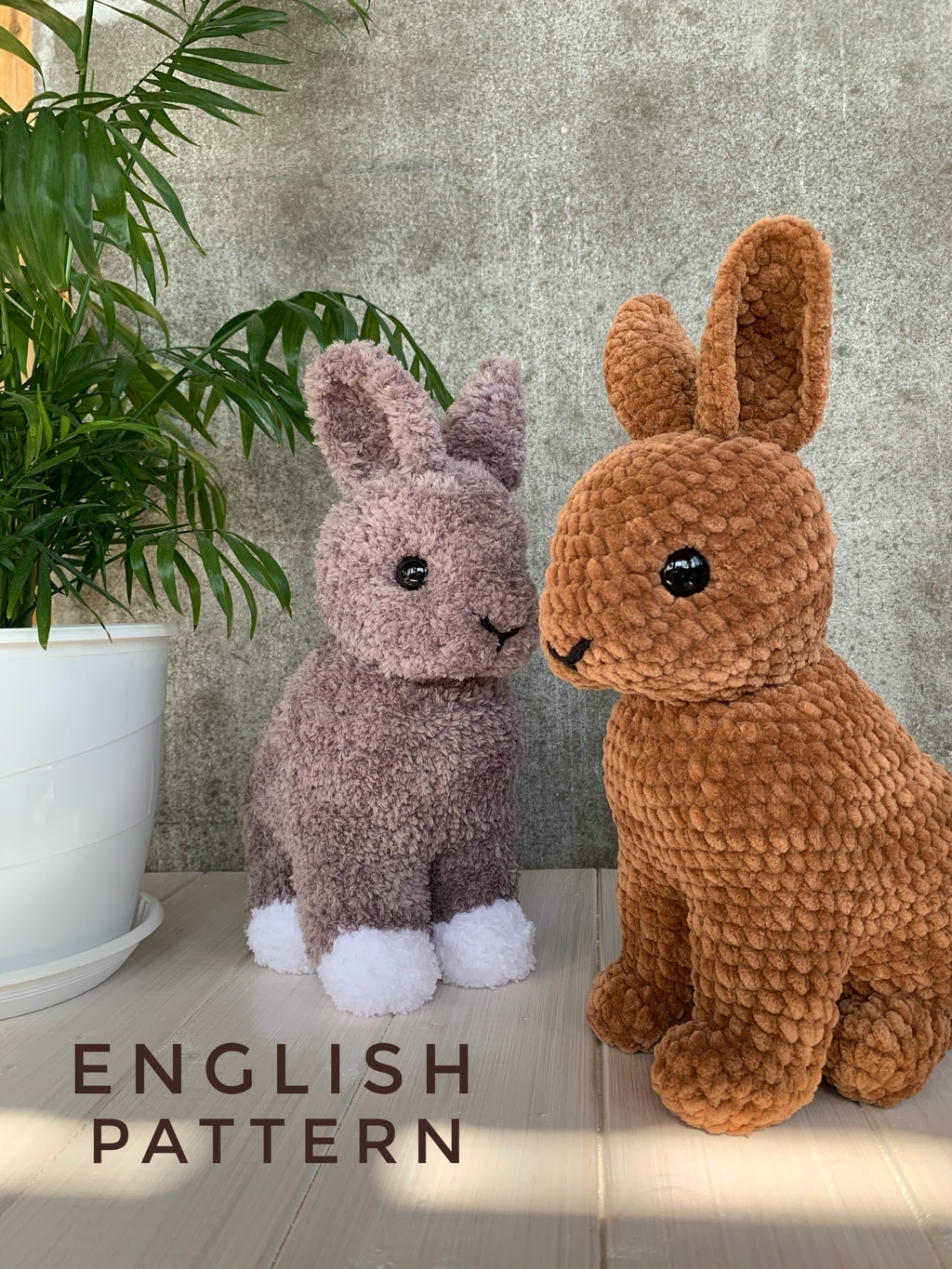 RABBIT BUNNY English Pattern PDF