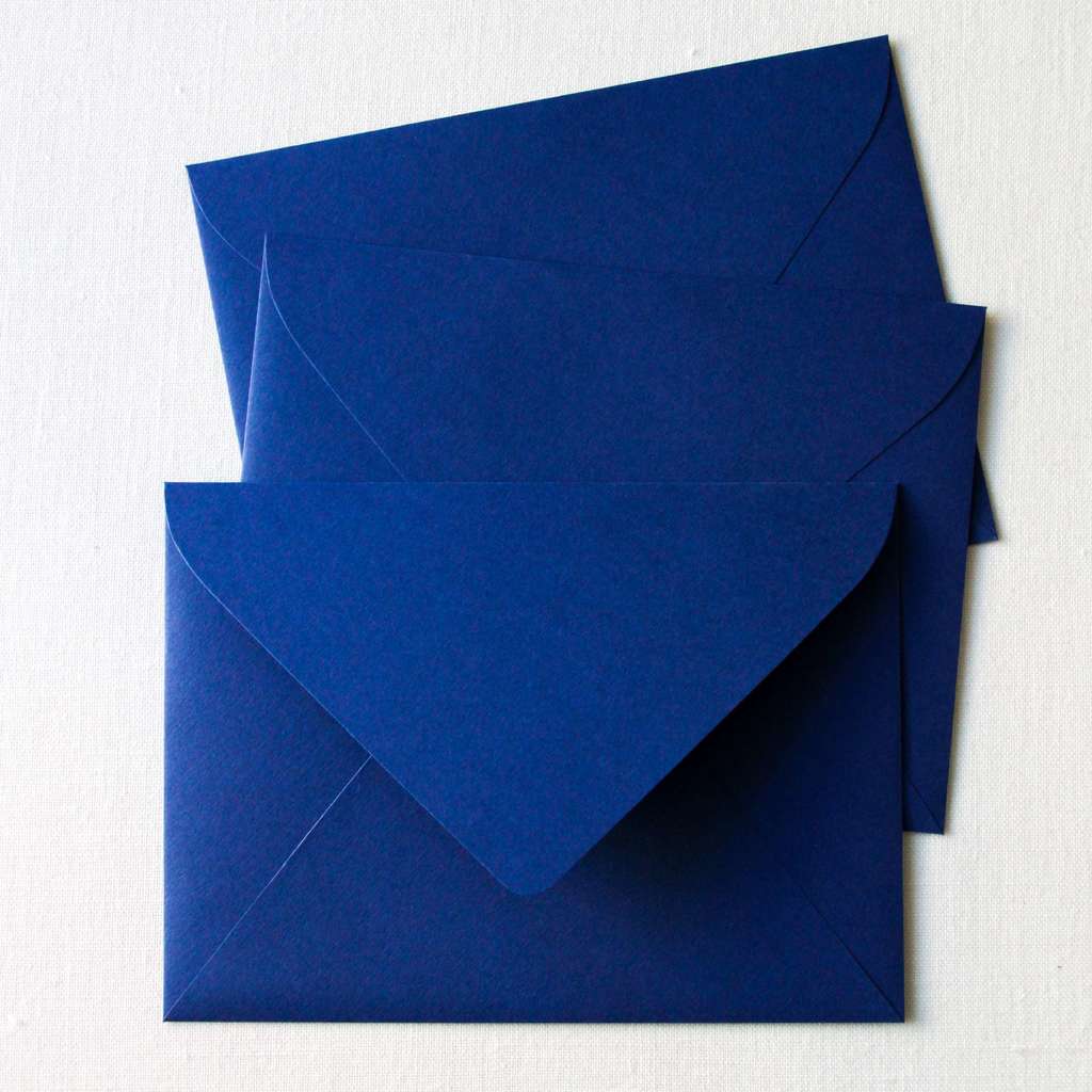 Конверт из дизайнерской бумаги Royal blue
