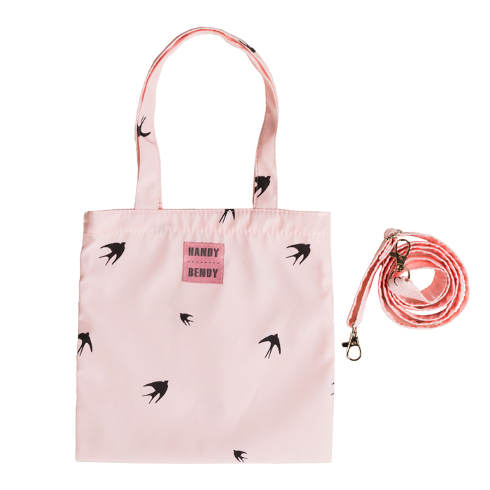 Детская сумка, ласточки на розовом