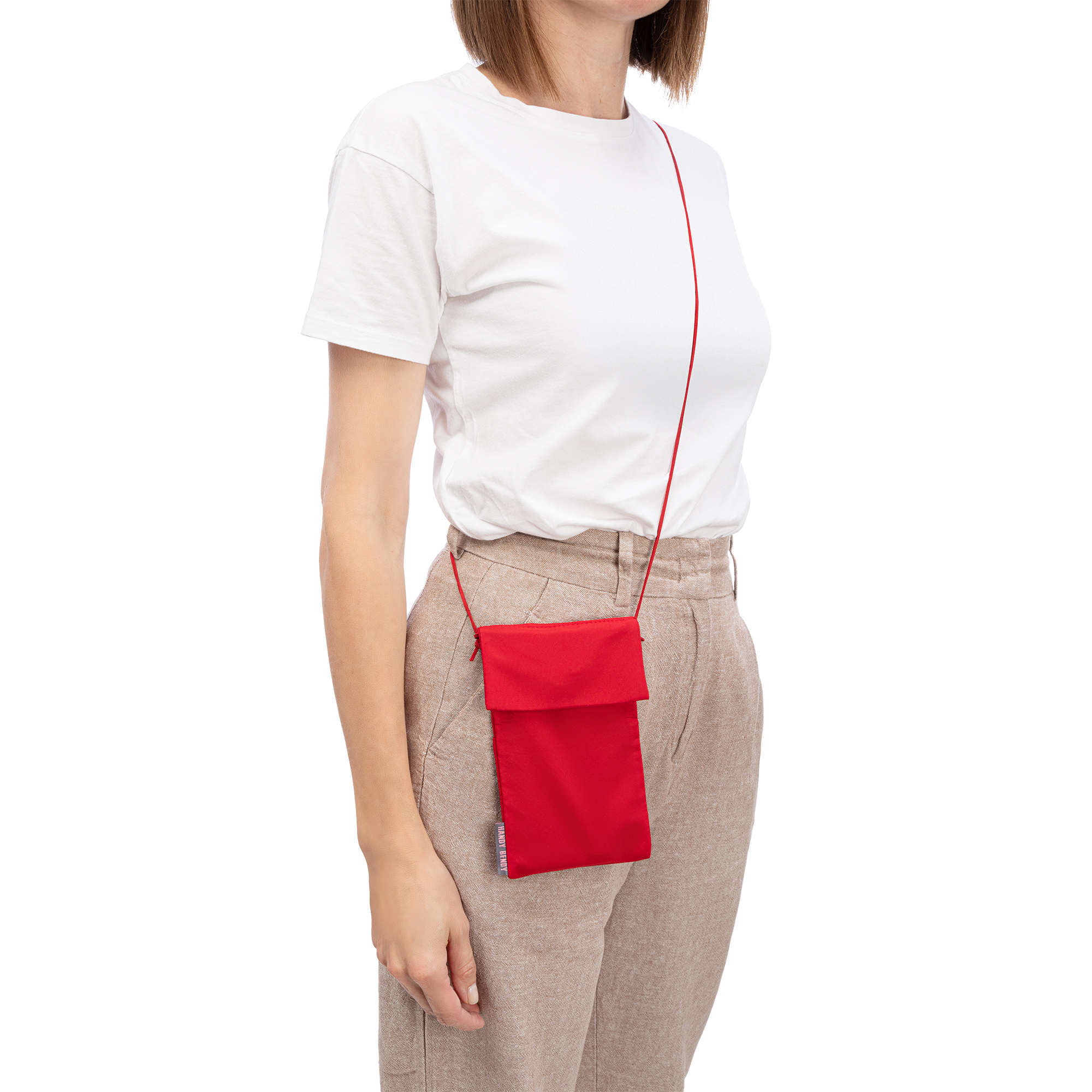 Чехол для телефона с откидной крышкой, красный