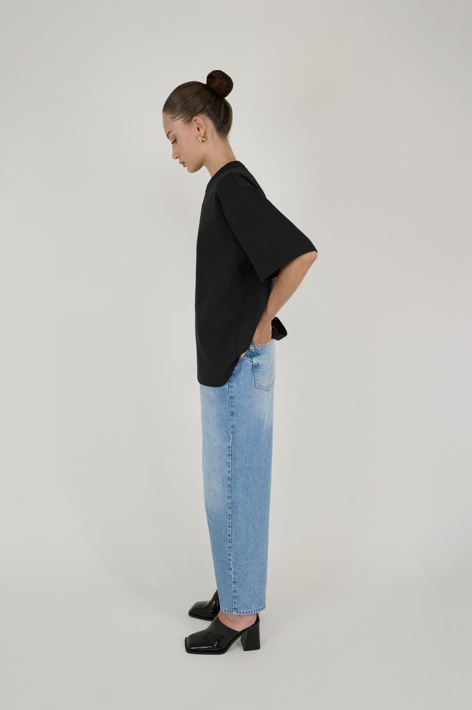 футболка basic cotton black