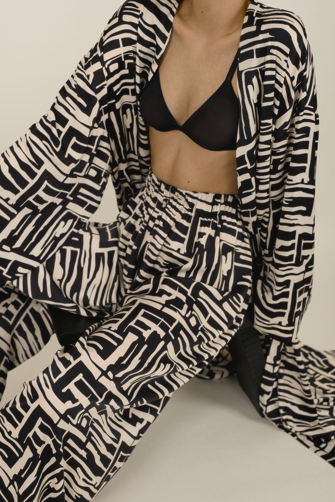 кимоно удлинённое pattern