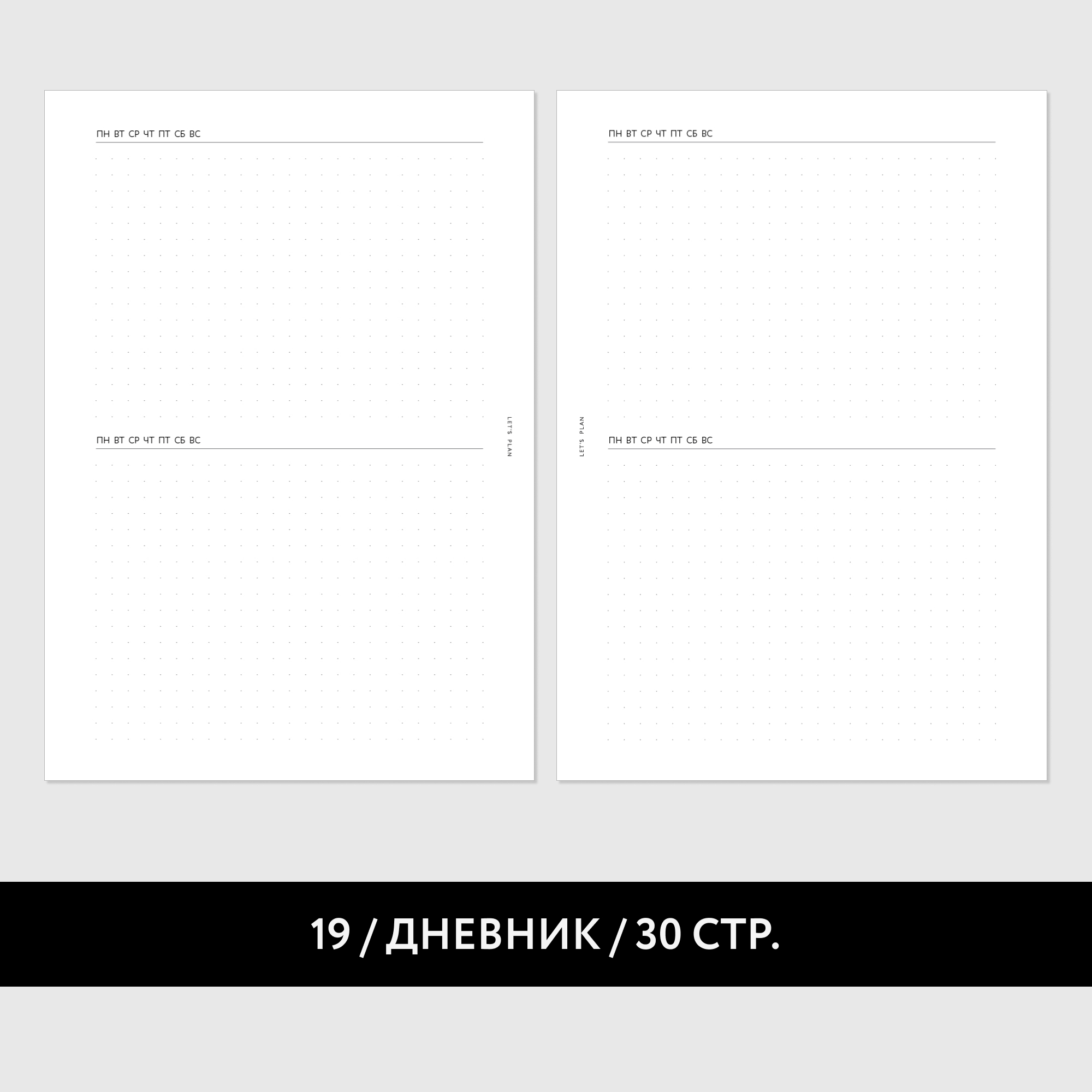 № 19 ДНЕВНИК / 15 листов