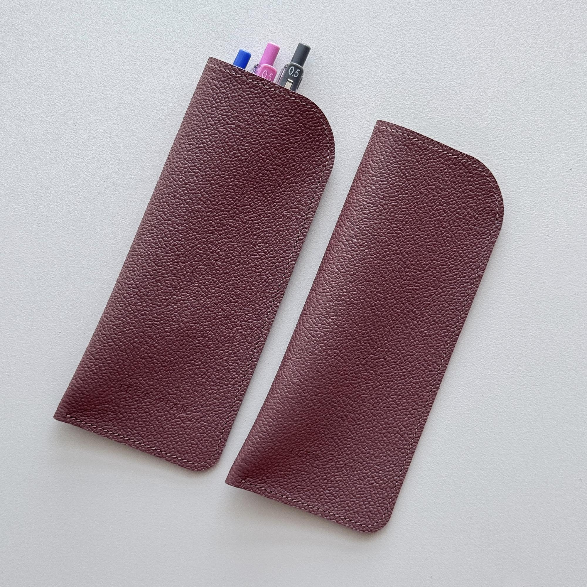 ПЕНАЛ / натуральная кожа / пыльная роза