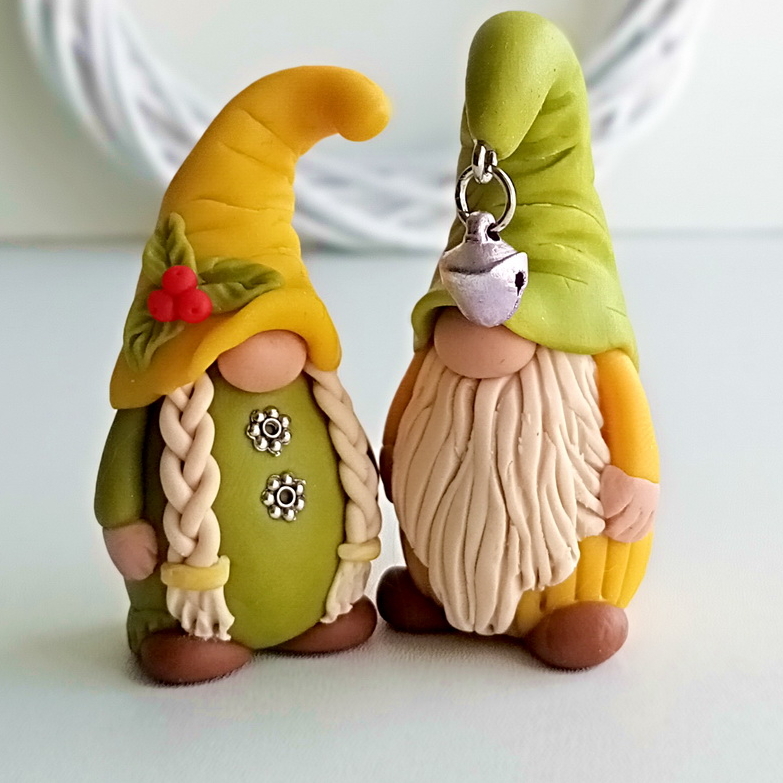 tiny gnome figurines, mini gnome figurine, miniature toy, Collectable gnomes,