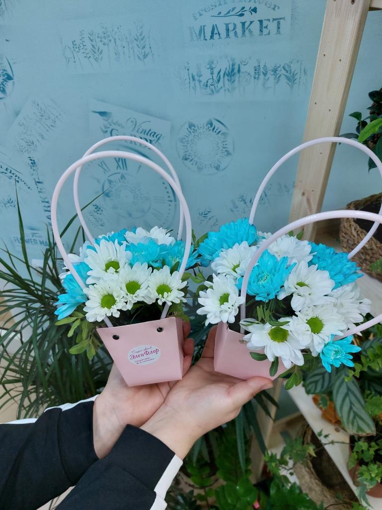 Сумочка с хризантемой