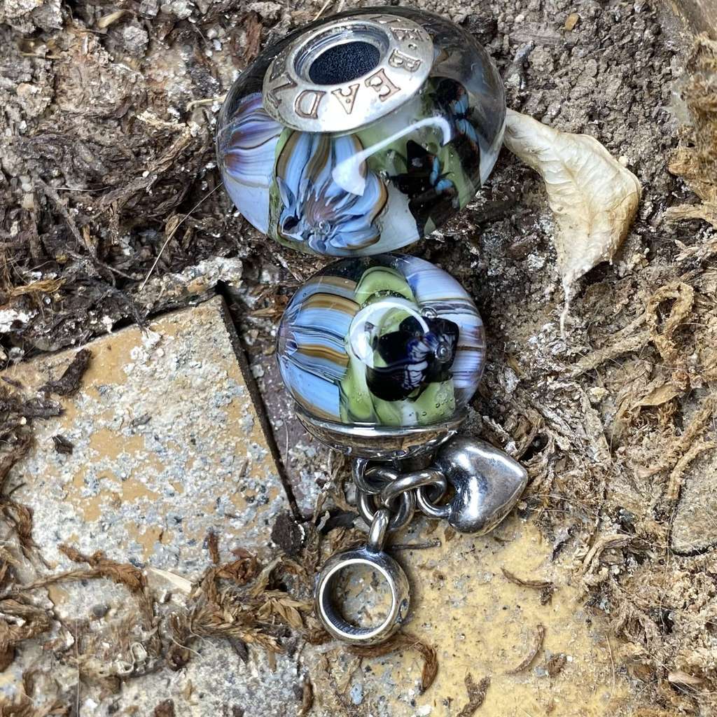 Sunday AQUARIUM  6 flower and butterflies set