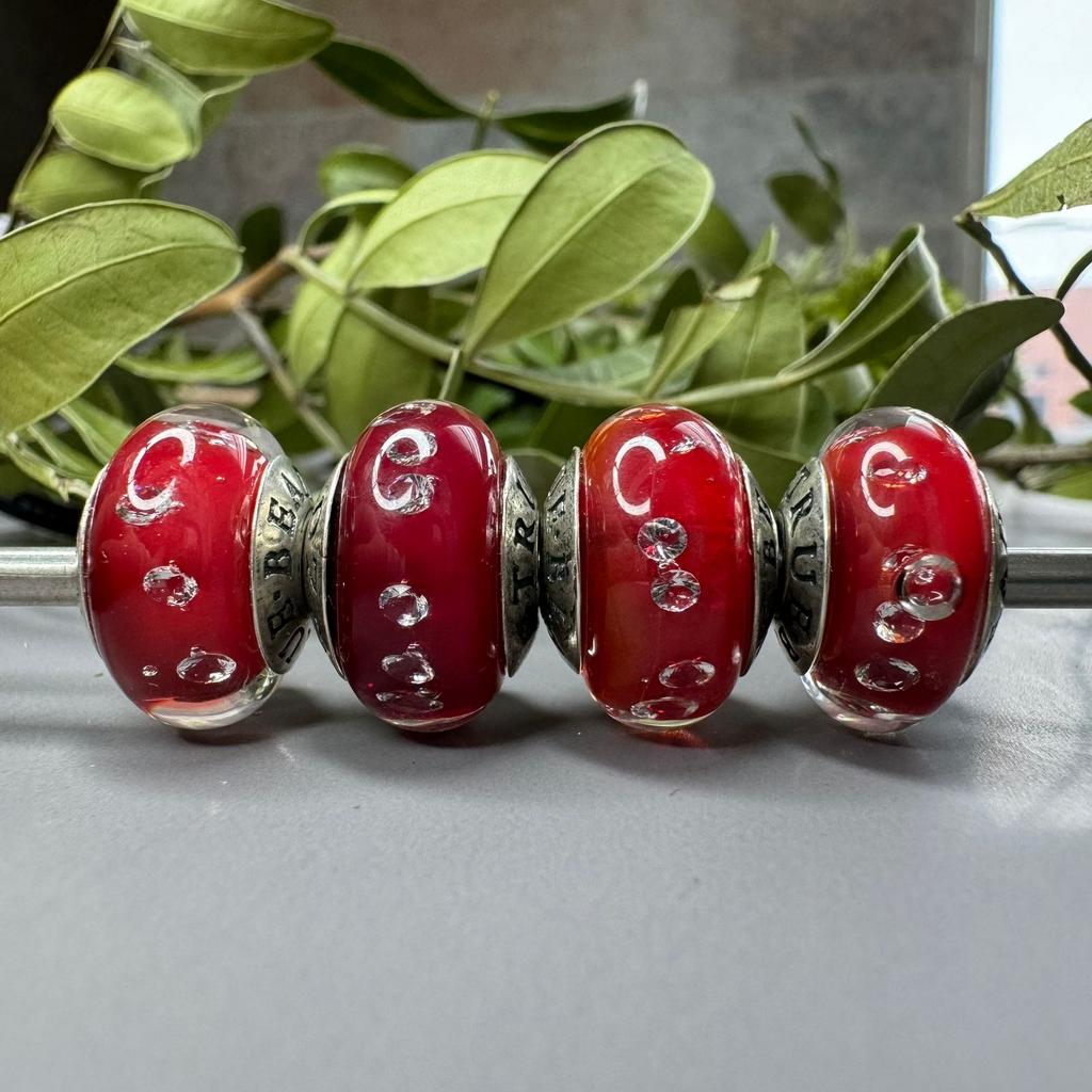 Red CZ BEAD
