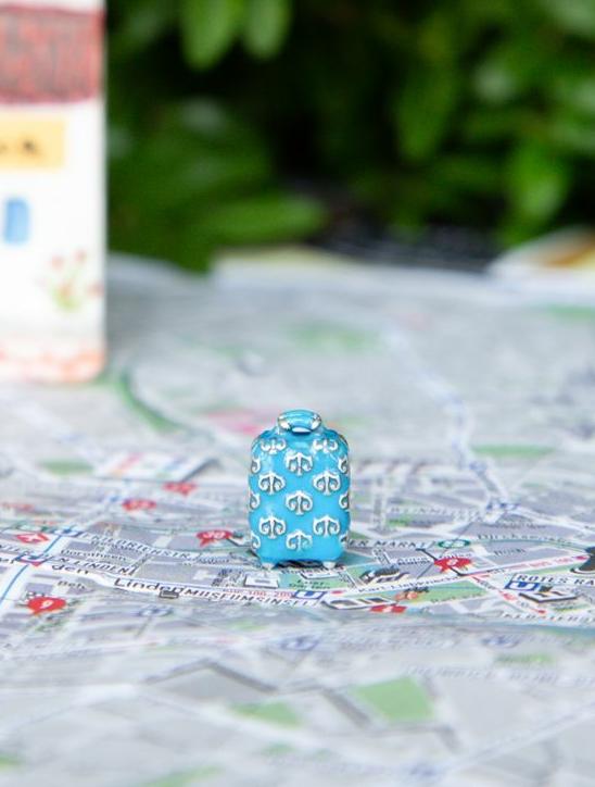 Travel case Eastern sea enamel