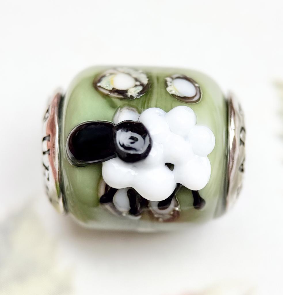 Green mushroom sheep