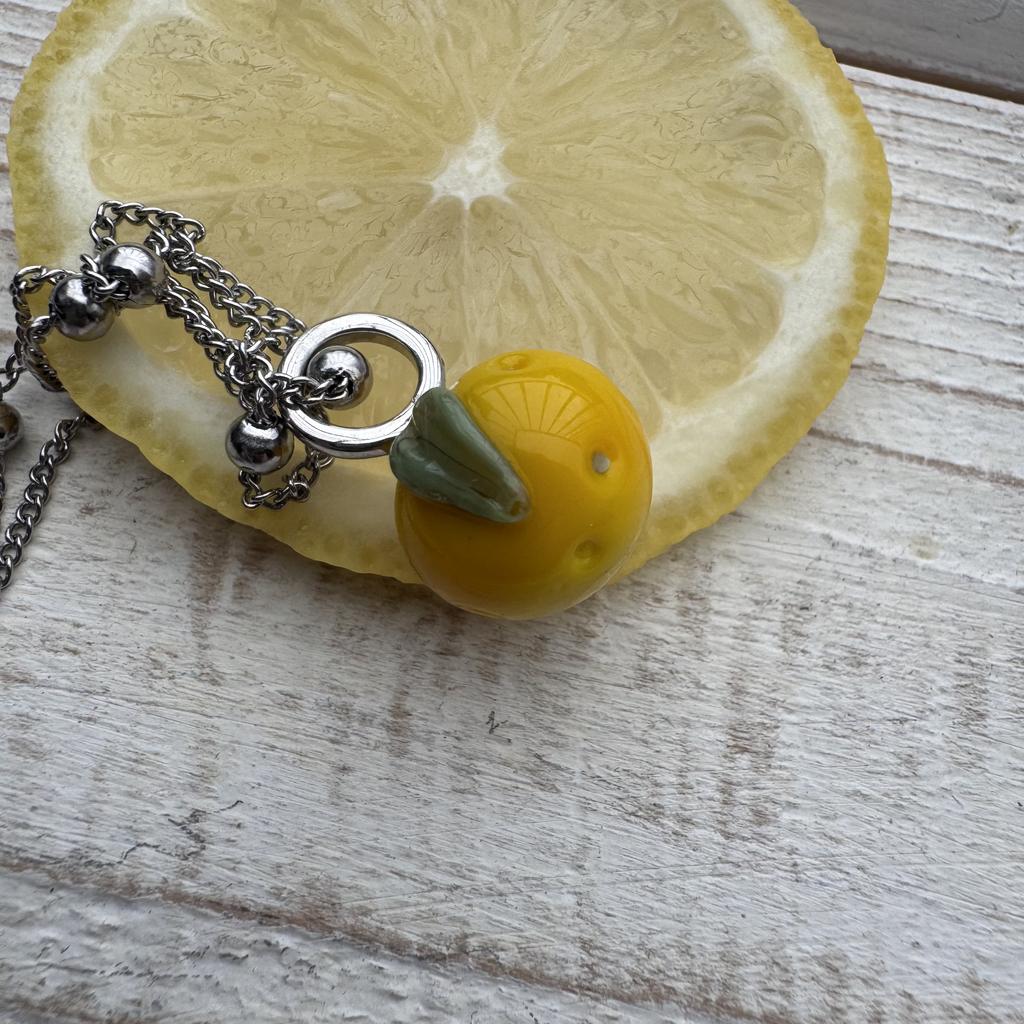 Lemon steel dangle