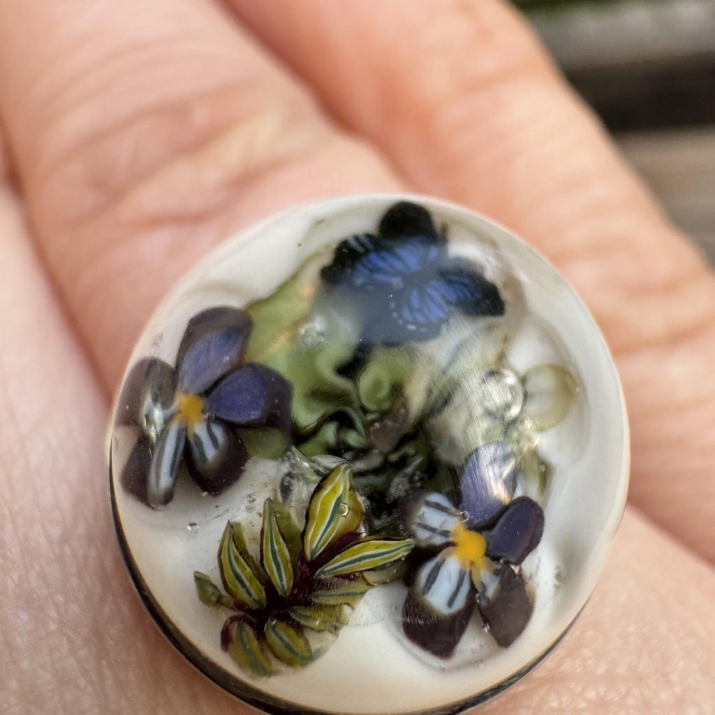 1 butterfly Viola ring