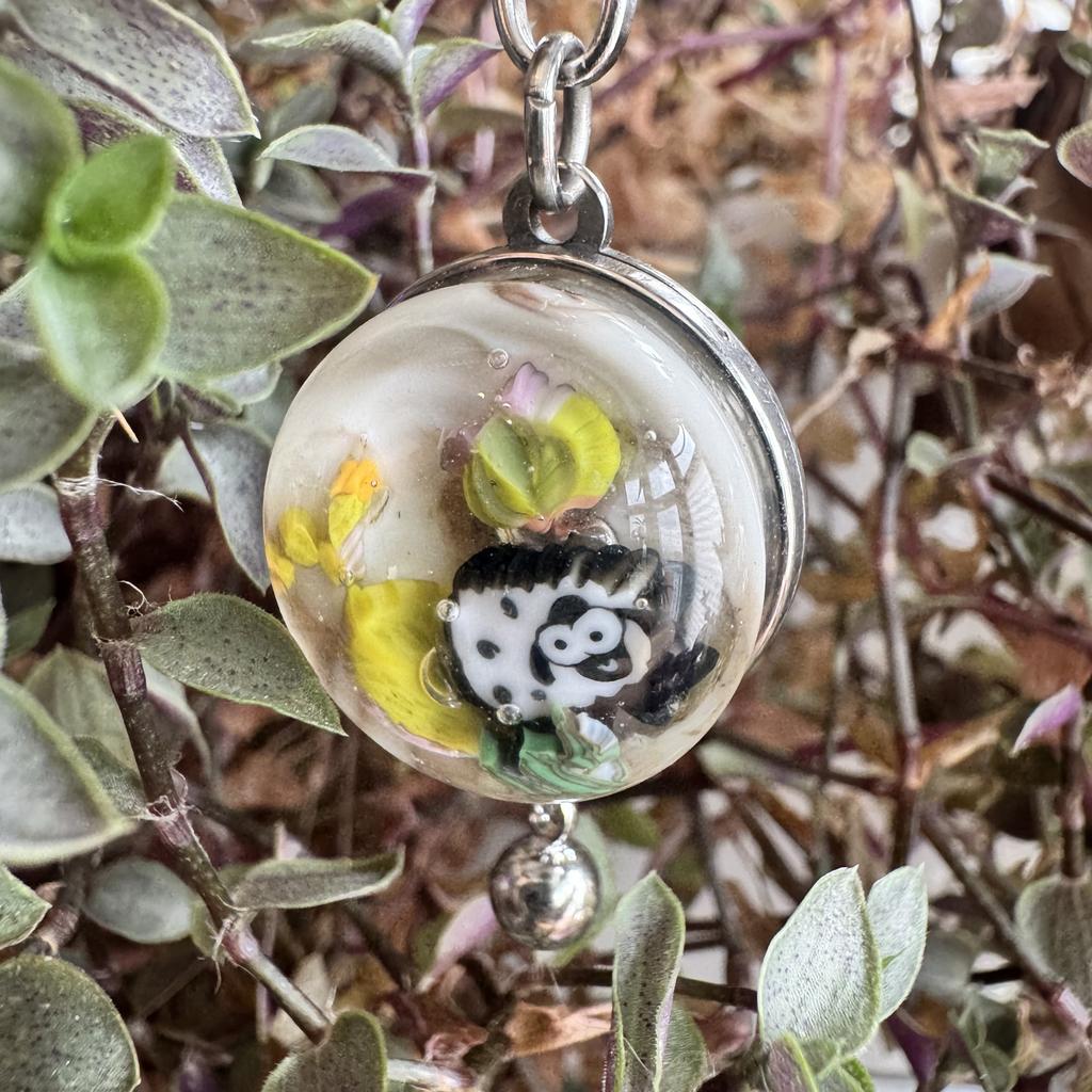 Cactus sheep necklace