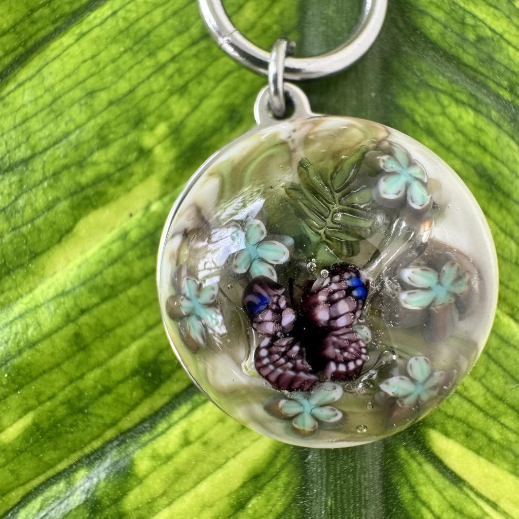 Turquoise blossom  necklace