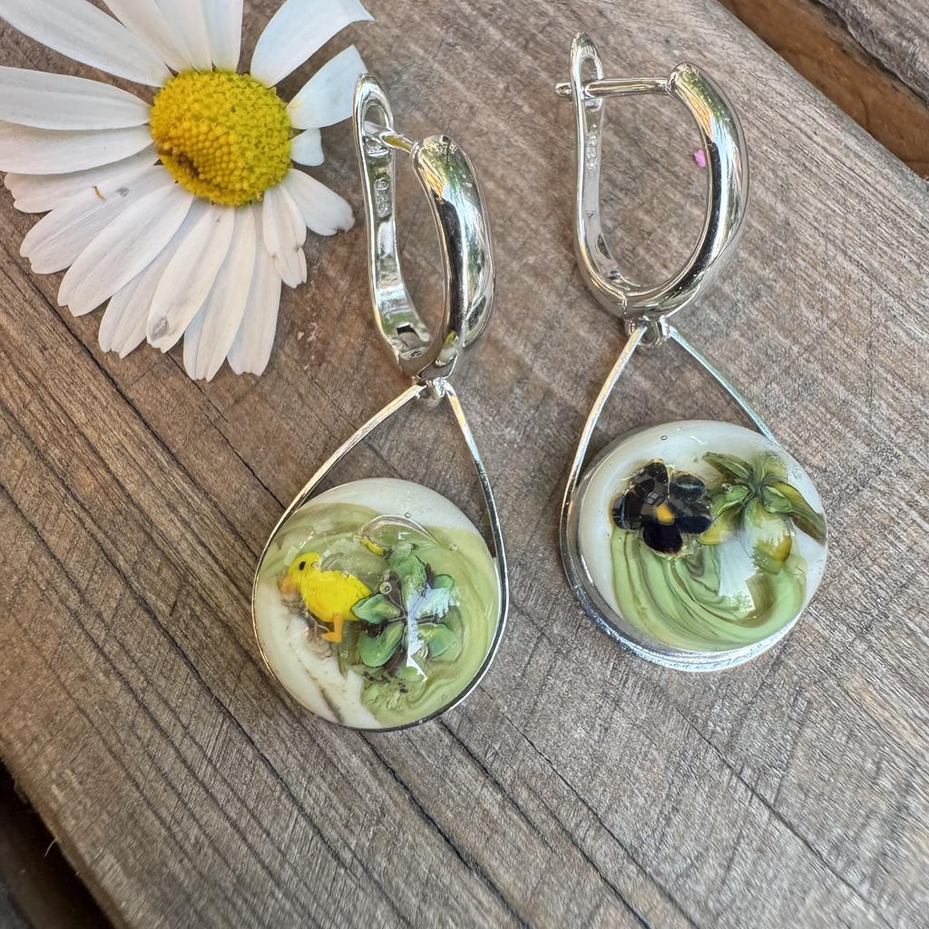 Bird earrings