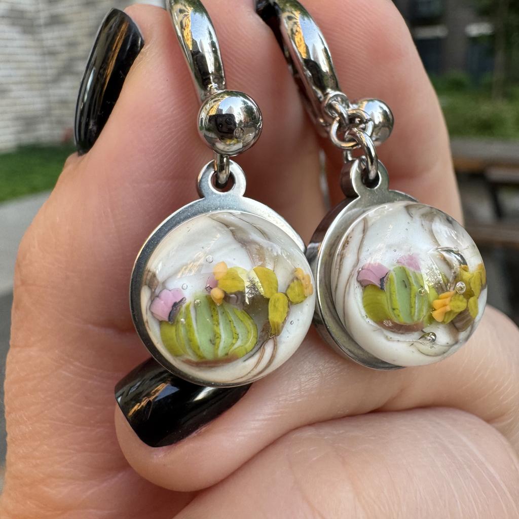 Cactus earrings