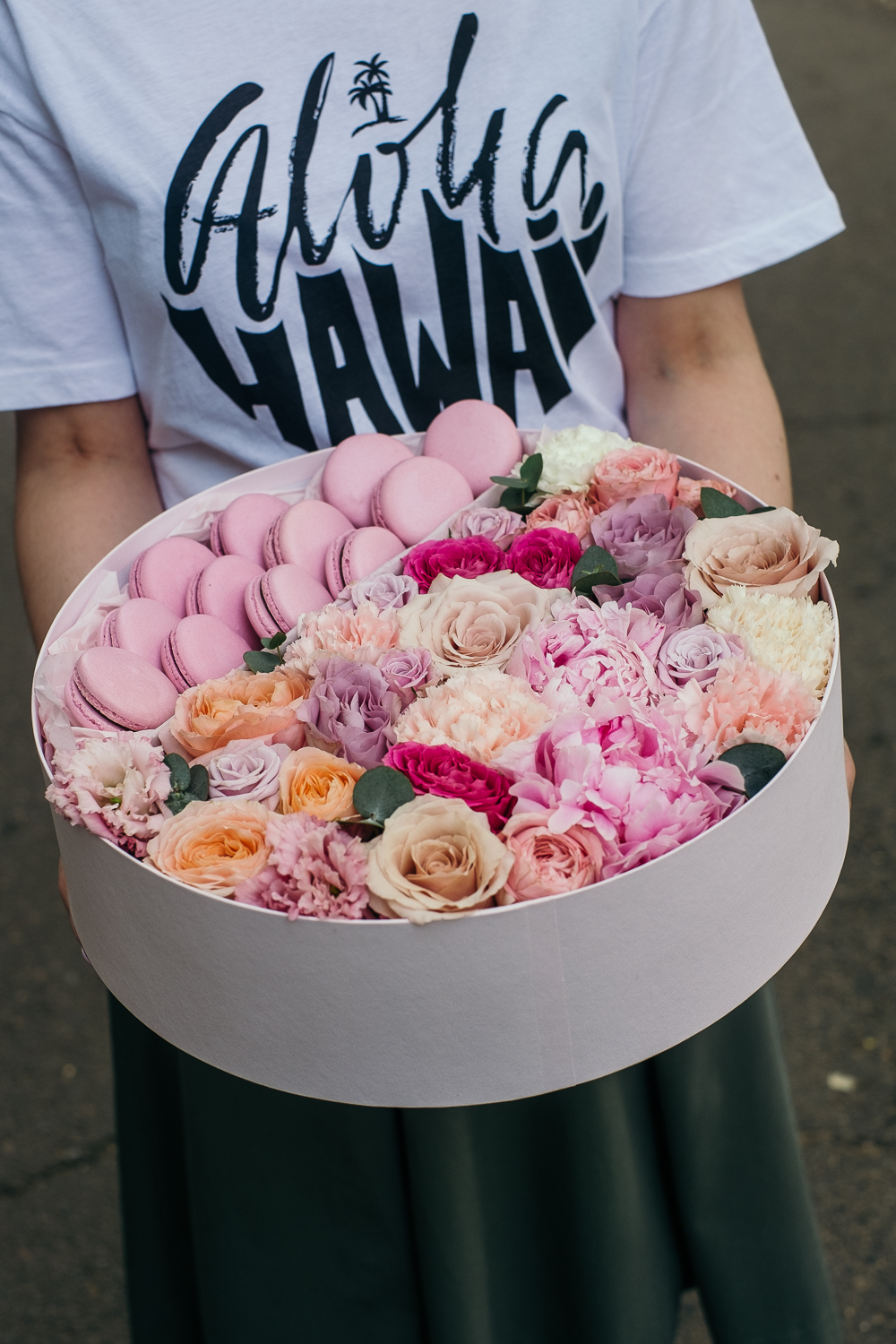 Коробка в нежной гамме (8 марта)