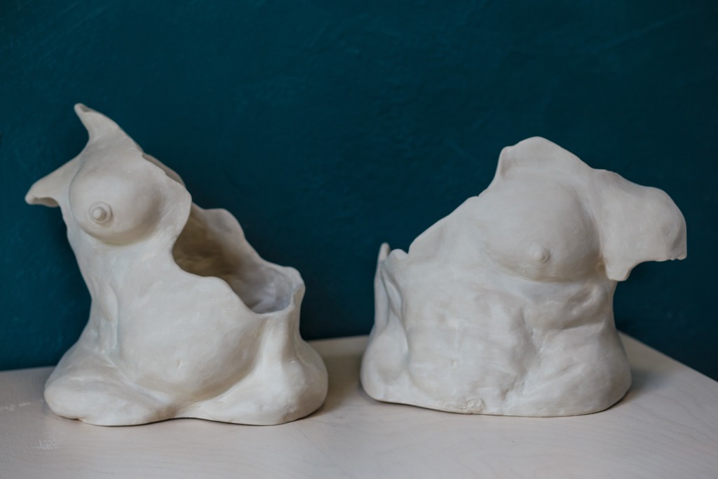 Вазы Античные влюблённые, он и она