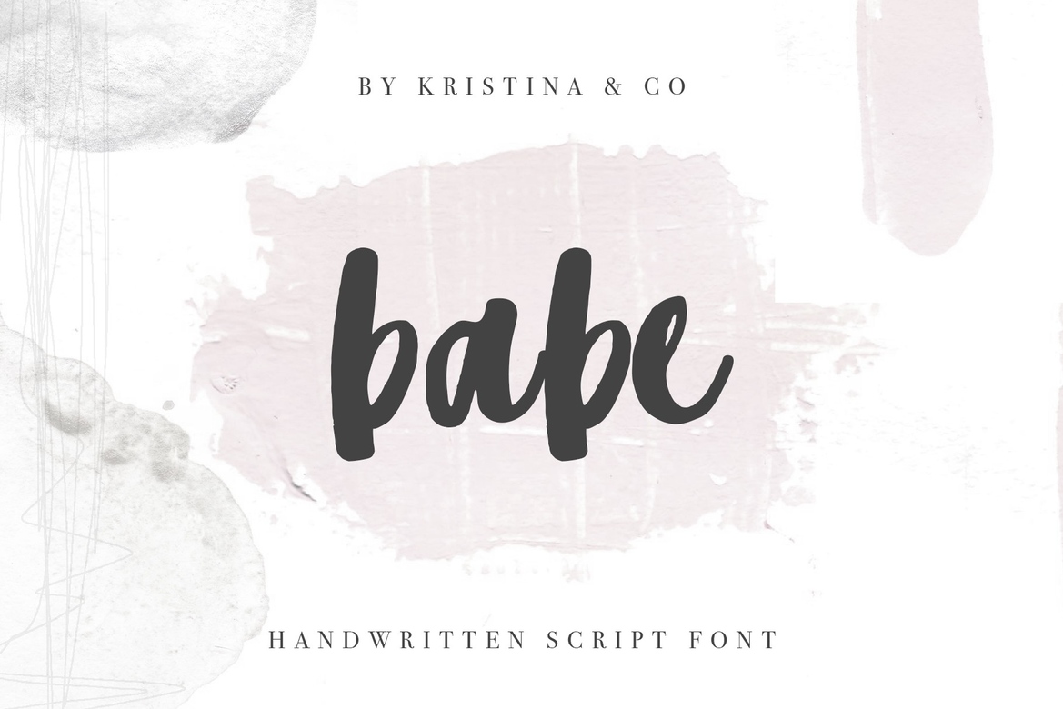 Babe Handwritten script Font