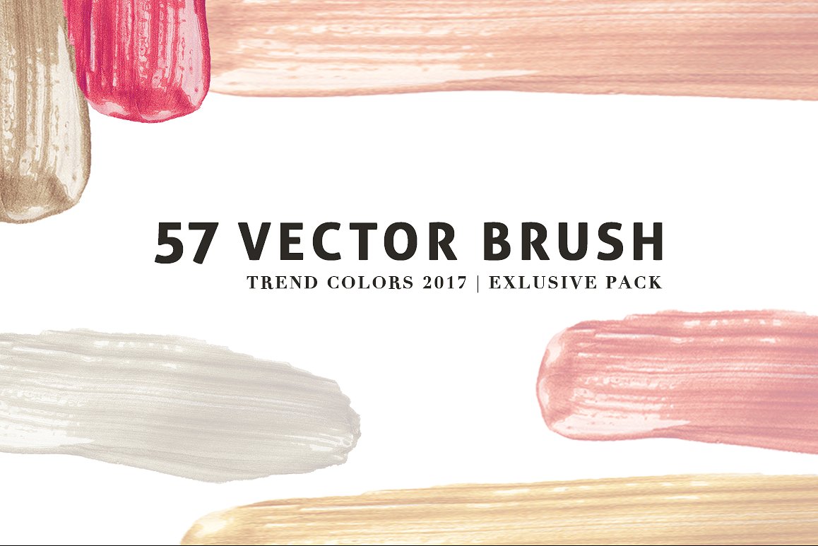 Vector Brush - Trend colors