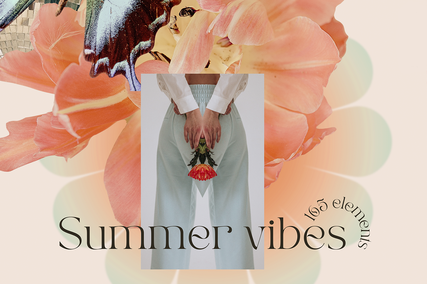 165 Collage Elements – Summer Vibes