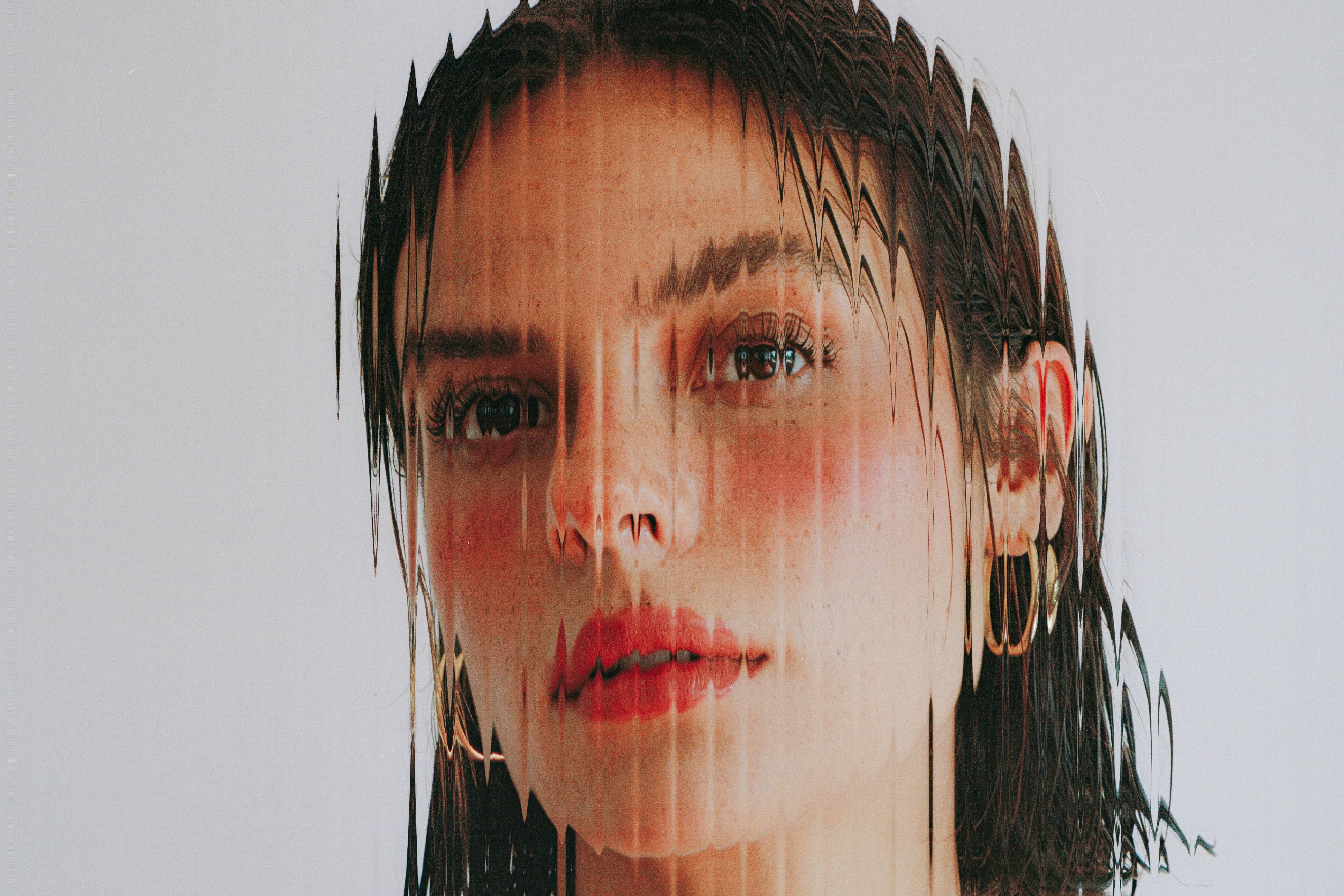 Glass Overlay Photo Effect