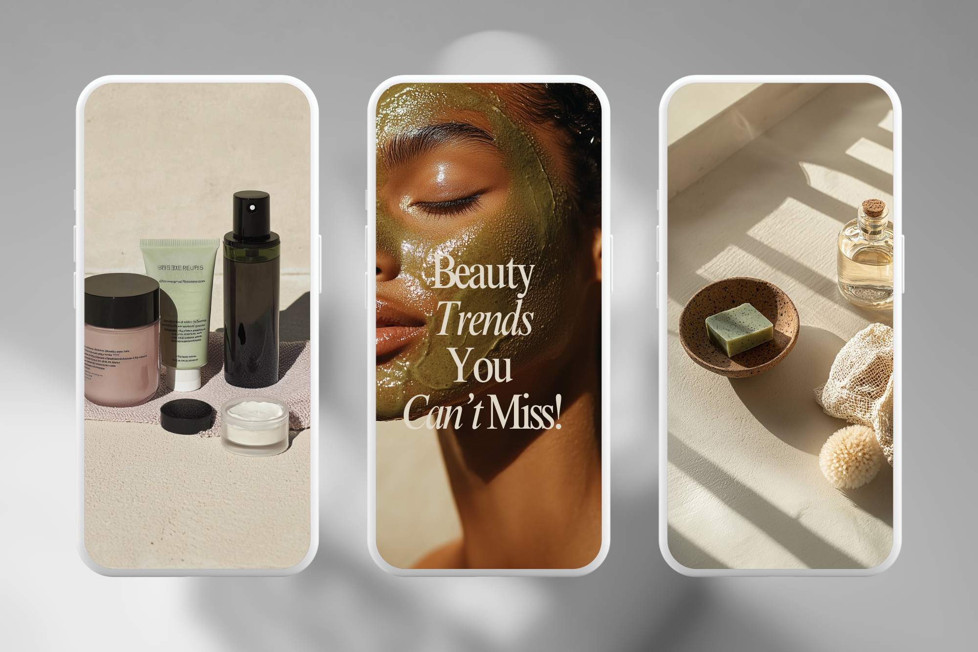 70 Aesthetic Skincare Photos – Social Media & Branding Bundle