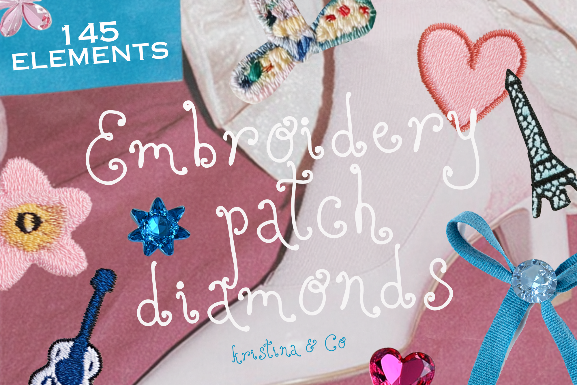 Embroidery & Diamond Patch