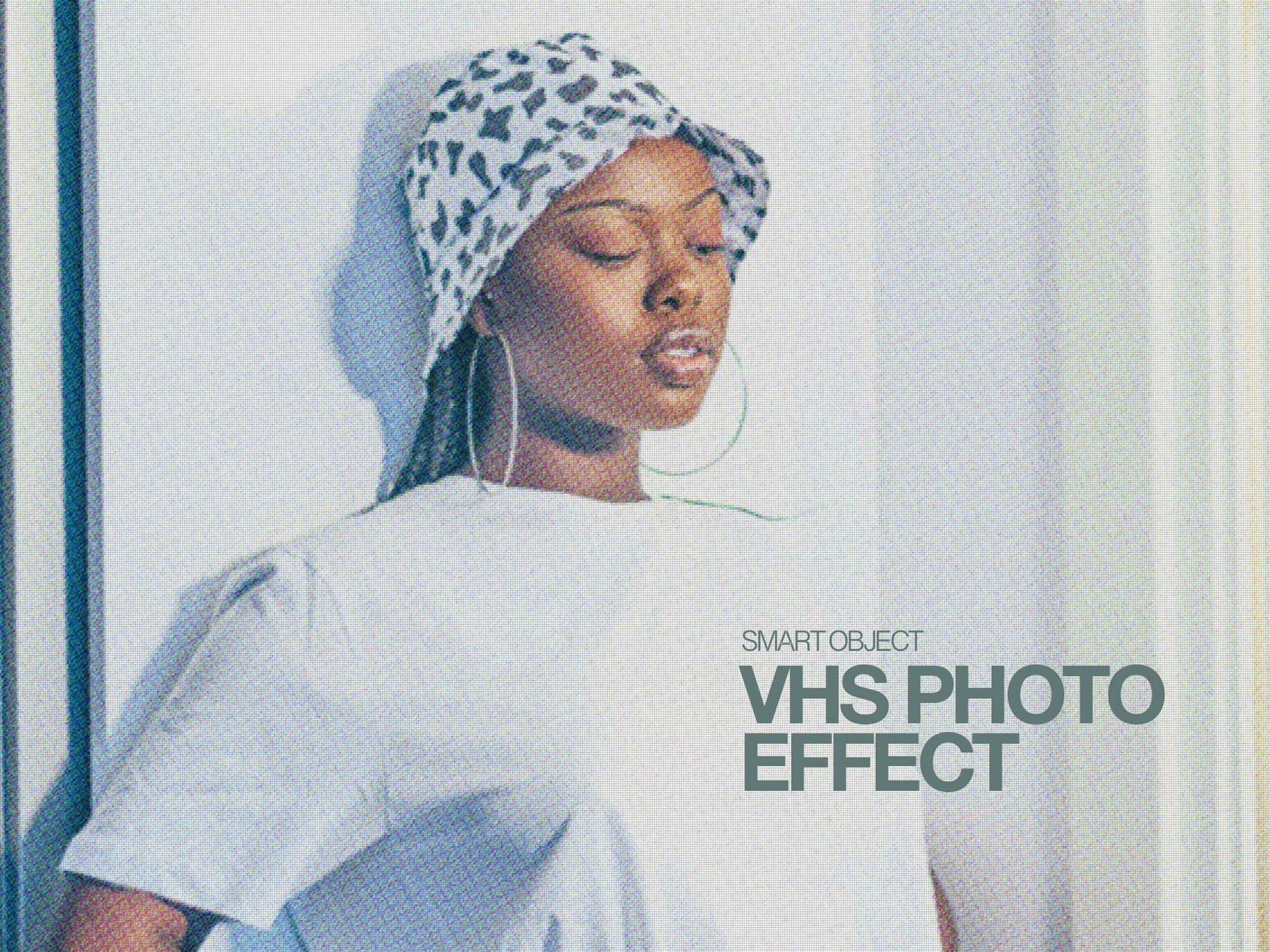 VHS Photo Effect PSD