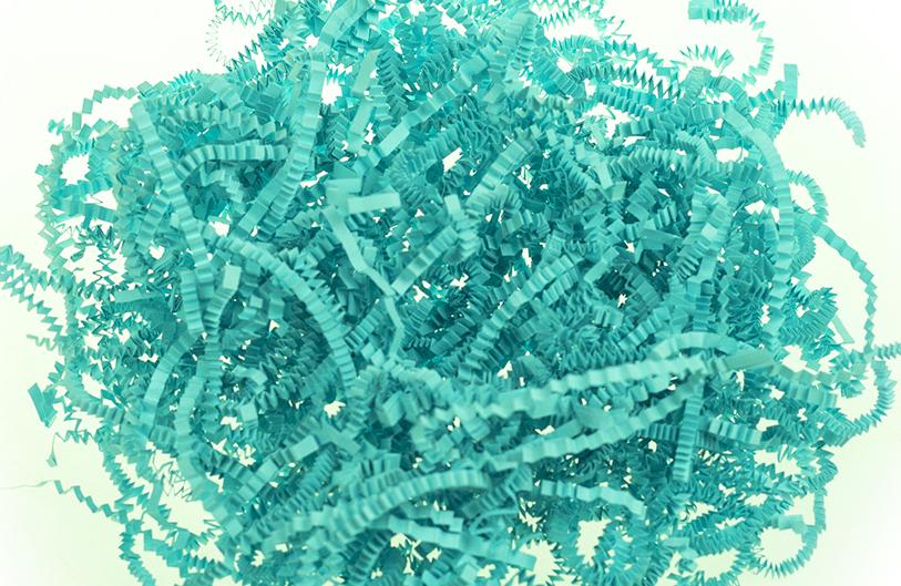 Бумажный наполнитель Голубой