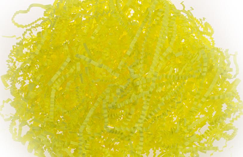 Бумажный наполнитель Желтый неон