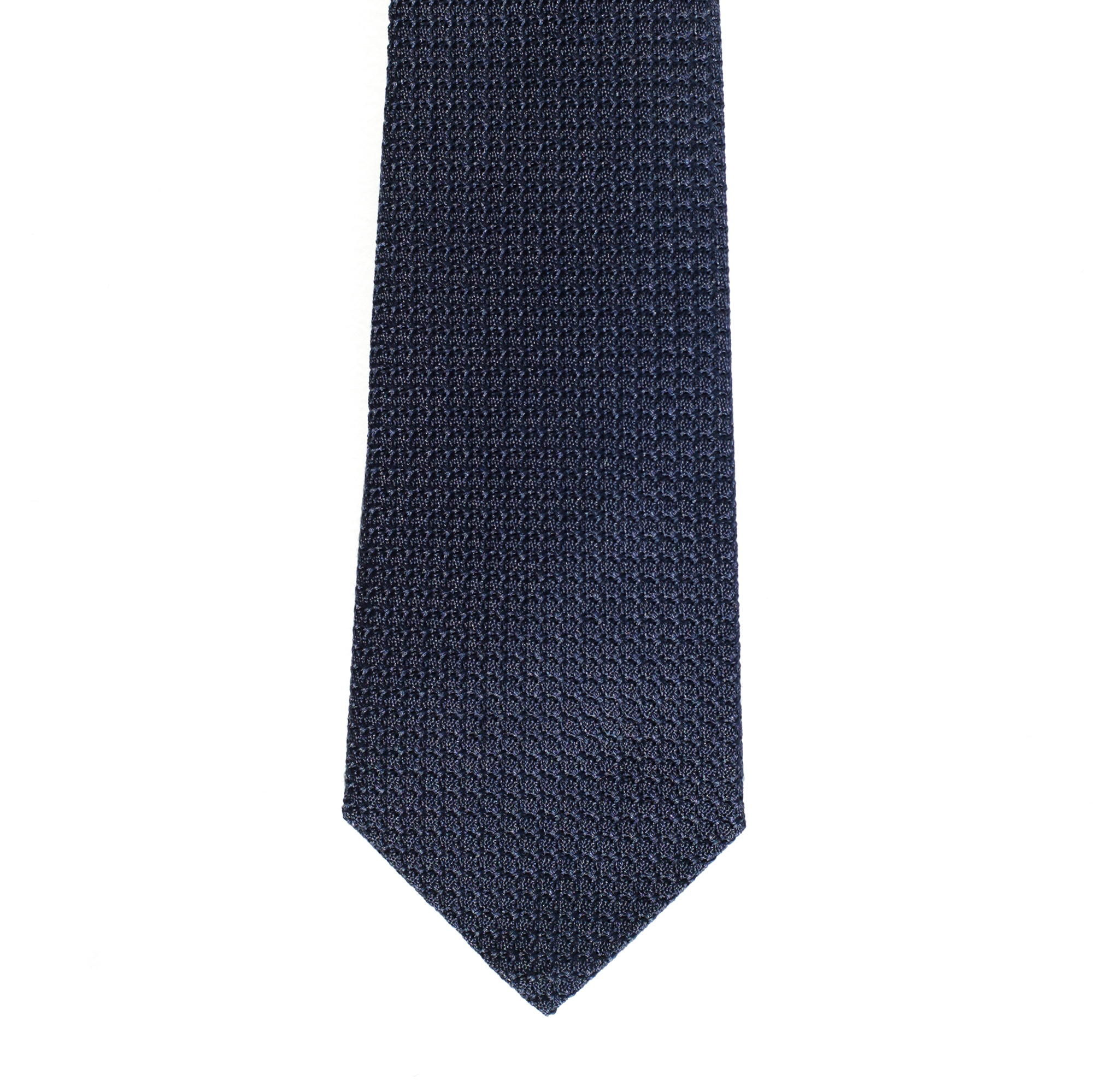 Тёмно-синий галстук, шёлк гренадин