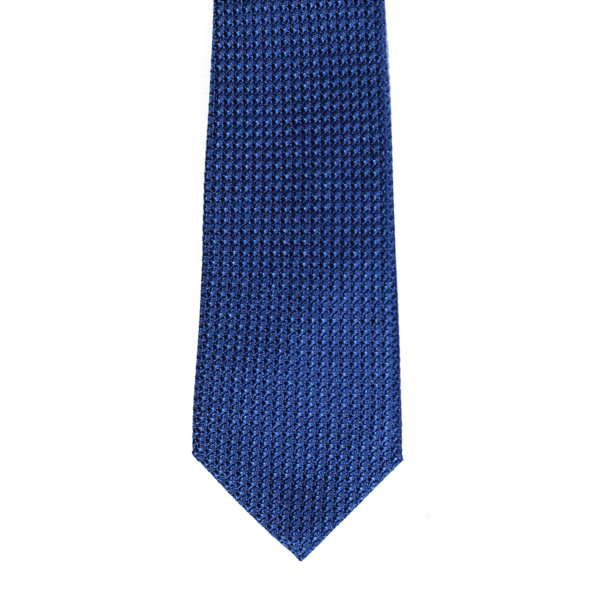 Синий галстук, шёлк гренадин